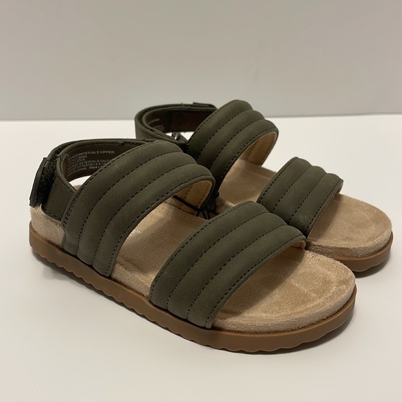 Toddler Boy’s Size 9 Green Strap Hook & Loop Closure Footbed Sandals - Picture 4 of 7